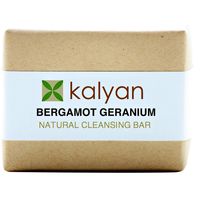 Kalyan Bergamot & Geranium Natural Cleansing Bar